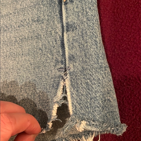 Zara High Rise Jean Shorts - Picture 7 of 8